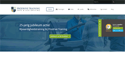Desktop Screenshot of prodrivetraining.nl