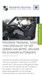 Mobile Screenshot of prodrivetraining.nl